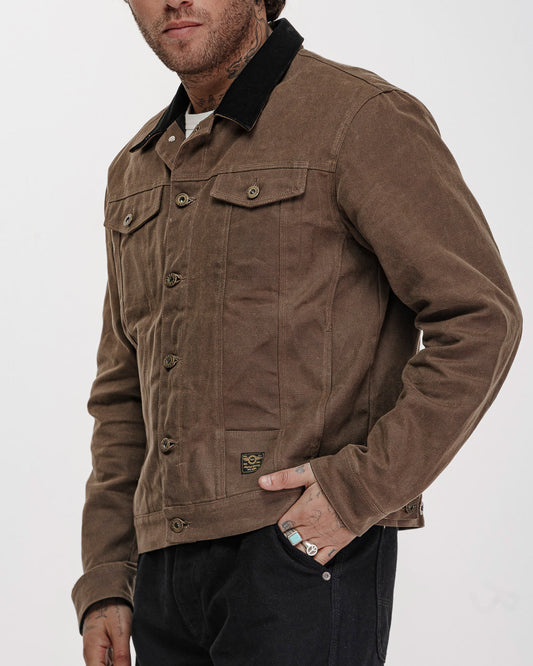 Wayfare Waxed Canvas Jacket - Caribou