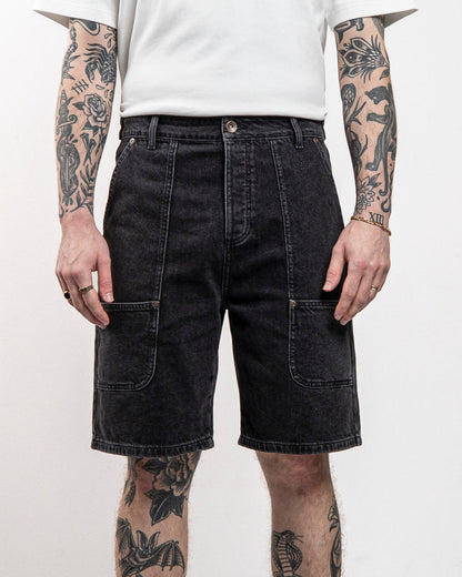 Albion Carpenter Shorts - Washed Black