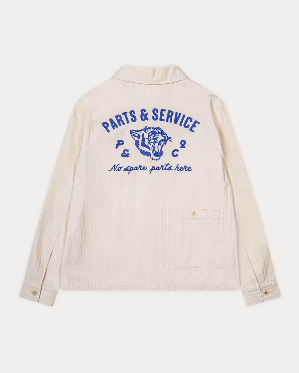 Parts & Service Work Overshirt - Ecru
